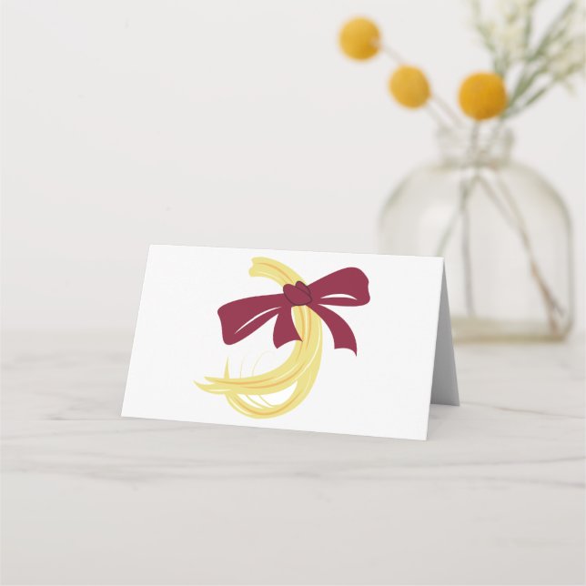 Cartão De Mesa Primeiro corte de cabelo do bebê (Frente)