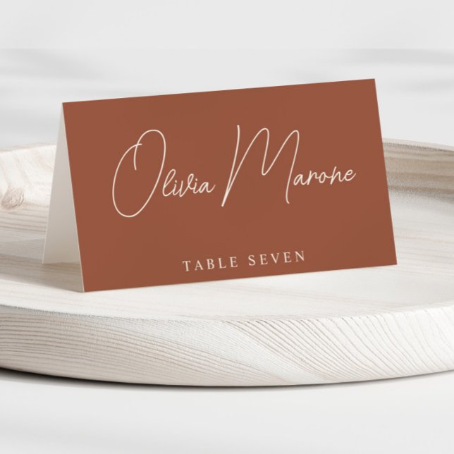 Cartão De Mesa Pumpkin Wedding (Criador carregado)