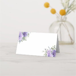 Cartão De Mesa Rosa Eucalyptus Botanical Dusty Roxo