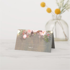 Cartão De Mesa Russo Floral