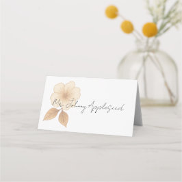 Cartão De Mesa Rustic Romance Wedding Place Cards