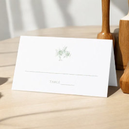 Cartão De Mesa Sage Green Toile Wedding Place Card