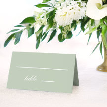 Sage Green Wedding Simple Calliografia White Scrip