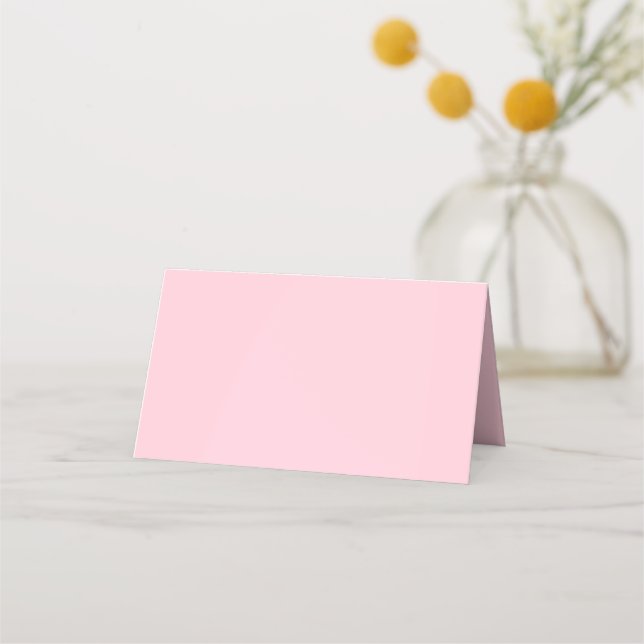 Cartão De Mesa simples e mínimo personalizado pastel personalizad (Frente)