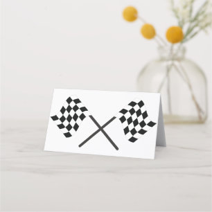 Cartão De Mesa Sinalizadores de Corrida