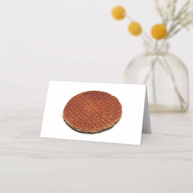 Cartão De Mesa Stroopwafel (Frente)