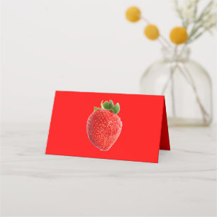 Cartão De Mesa Summer Strawberry