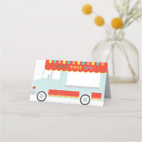 Taco Truck Foldover Labels para Bar de Taco!