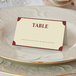 Cartão De Mesa Teatro Retro de Cinema Admite Dois Casamentos de B