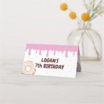 Tema de Aniversário de Donut com Granulado Colorid