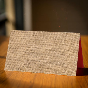 Cartão De Mesa Textura do Saco de Quebra Russa do País Comemora