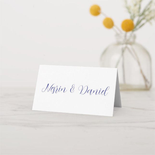 Cartão De Mesa Turkish Royal Theme Wedding Place Card (Frente)