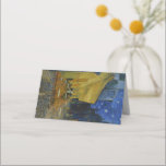 Cartão De Mesa Van Gogh Cafe Terrace À Noite<br><div class="desc">Café Terrace à Noite por Vincent Van Gogh.</div>
