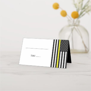 Cartão De Mesa Vazio - Linha Amarelo Fino
