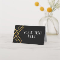Vintage Art Deco Roaring 20s Party Place Cards