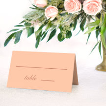 Wedding Peach Marrom Simples Script Cor Moderna 