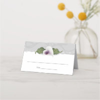 White e Purple Calla Lily Wedding Elegant Floral