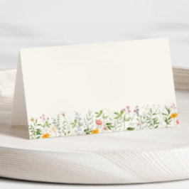 Cartão De Mesa Wildflower Wedding