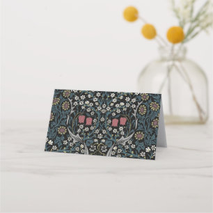 Cartão De Mesa William Morris Blackthorn Art Nouveau