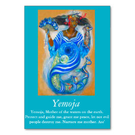 Cartão de Mesa Yemoja