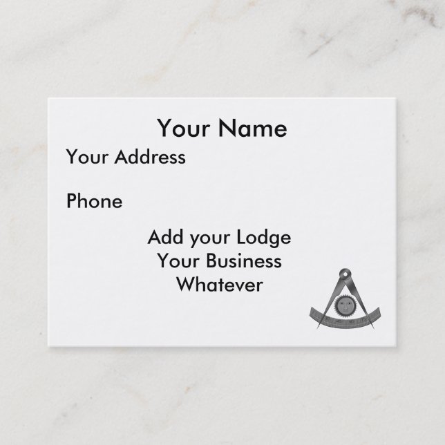 Cartão de mestrado passado (Frente)