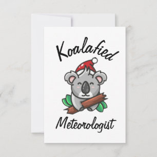 Cartão de Meteorologista Koalafied