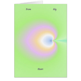 Cartão De meu coração