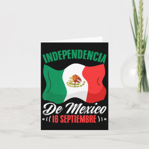 Cartão De Mexico 16 Septiembre Independência Mexicana