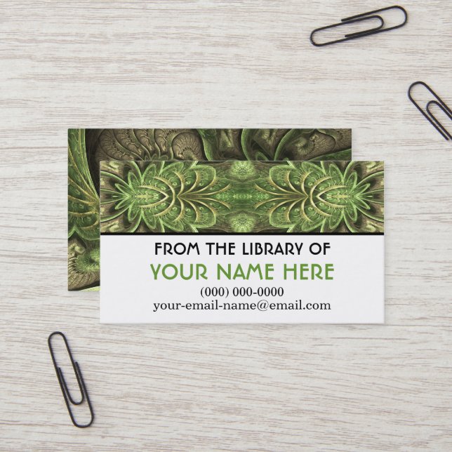 Cartão de Mídia Personalizado de Hum Summer (Frente/Verso In Situ)