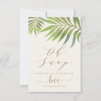 Cartão de mídia social de Casamento de Verão Esplê