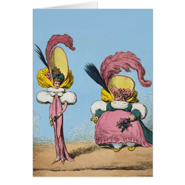 Cartão de Moda Engraçado (Frente)