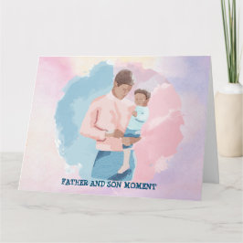 CARTÃO DE MOMENTO PAI E FILHO