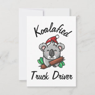 Cartão de Motorista de Caminhão Koalafied