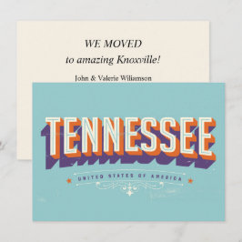 Cartão de Mudança de Endereço do Tennessee