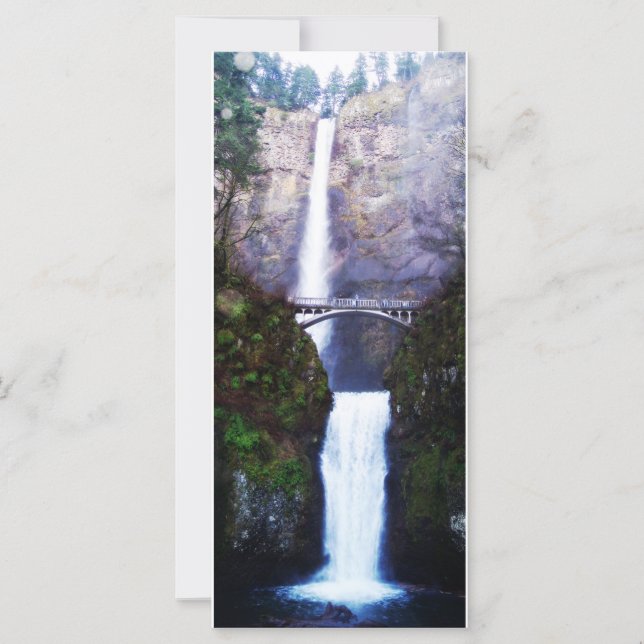 Cartão de Multnomah Falls (Frente)