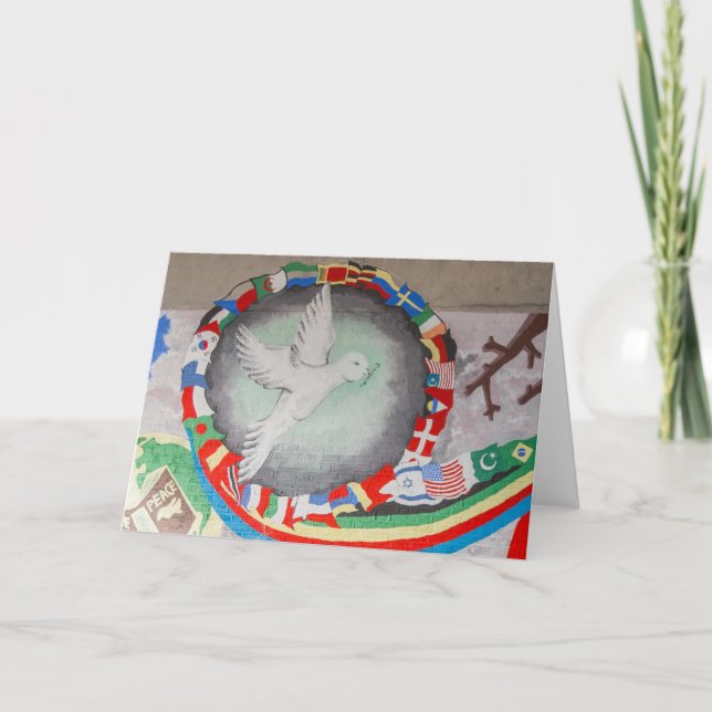 Cartão de Muro de Paz do CITYarts London (Frente)