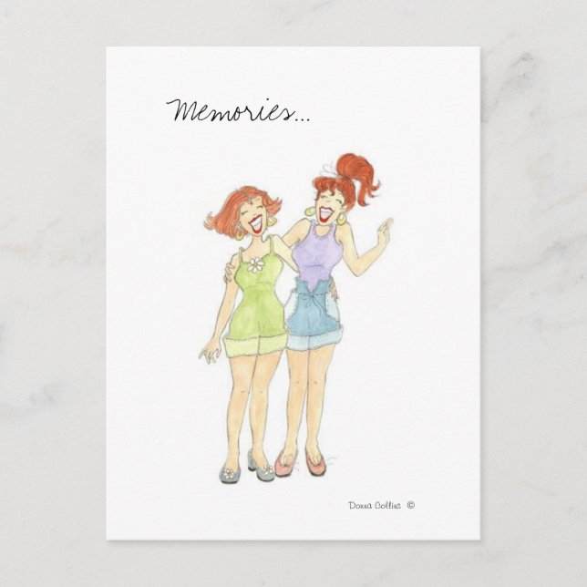 Cartão de Namorada Memórias (Frente)