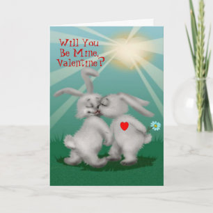 Cartão de Namorados Bunny Love