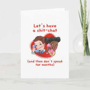 Cartão de namorados engraçado