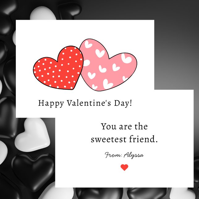 Cartão de Namorados para crianças de coração bonit (Criador carregado)