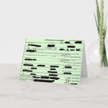 Cartão de Nascimento