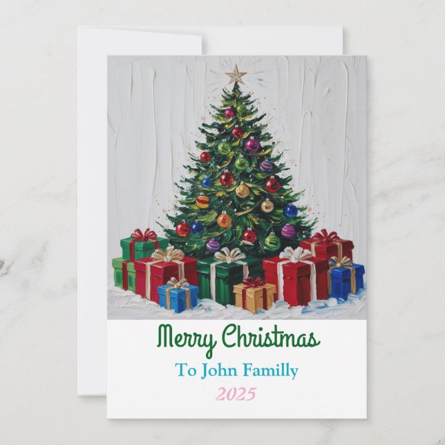 Cartão de Natal (Frente)