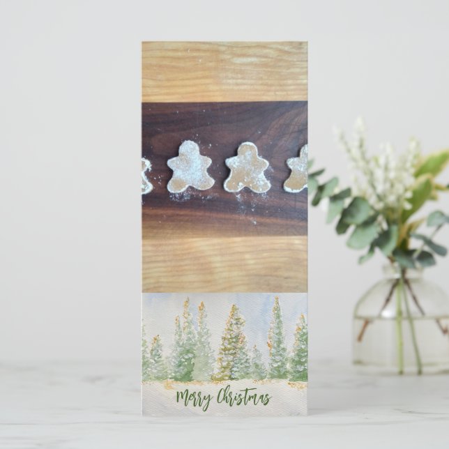 Cartão de Natal (Em pé/Frente)