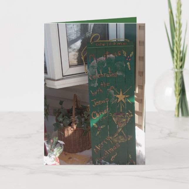 Cartão de Natal (Frente)