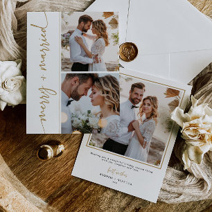 Cartão de Natal 3 Dourado Novo Cartão de Férias Fo