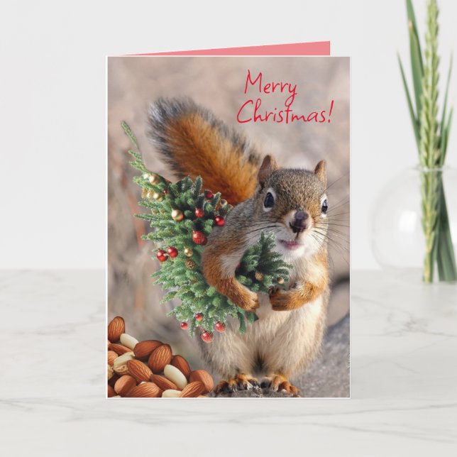 Cartão de Natal 5 x 7" Sr. Bickles (Frente)