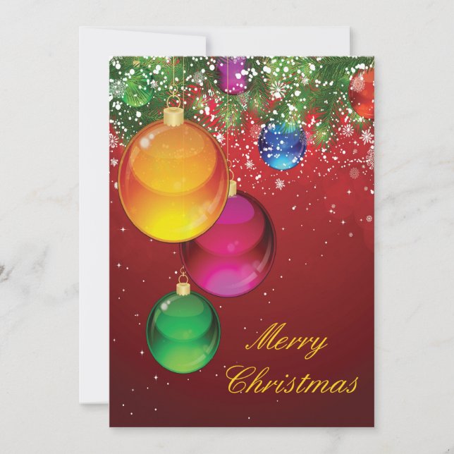 Cartão de Natal 5x7 (Frente)