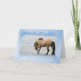 Cartão de Natal 5x7 Sorraia Mustang Don Juan