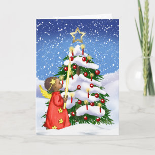 Cartão de Natal Afro-Americano