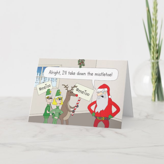 Cartão de Natal "Alegações Elven" (Frente)